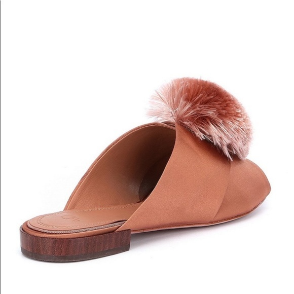 A-D Daughters pink satin powder puff slide )SZ 6 - Picture 5 of 8